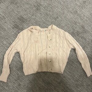 Cream cardigan